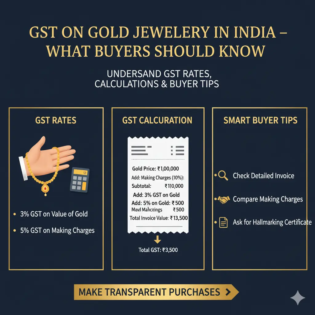 GST on Gold Jewellery in India - What Buyers Should Know